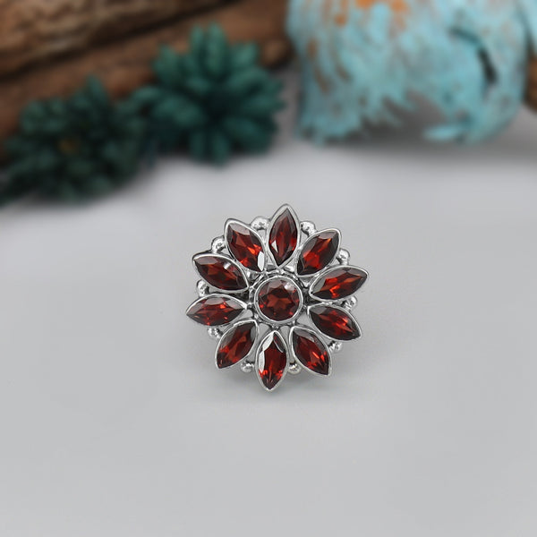 Garnet Ring (Adj.)