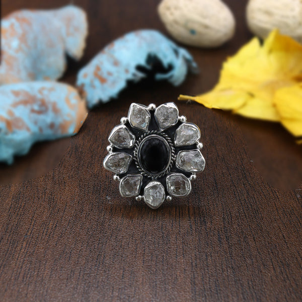 Black Onyx Ring (Adj.)