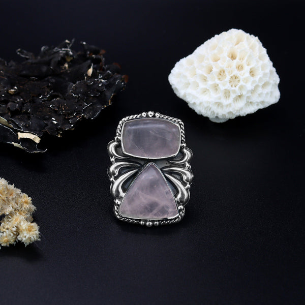 Rose Quartz Ring (Adj.)