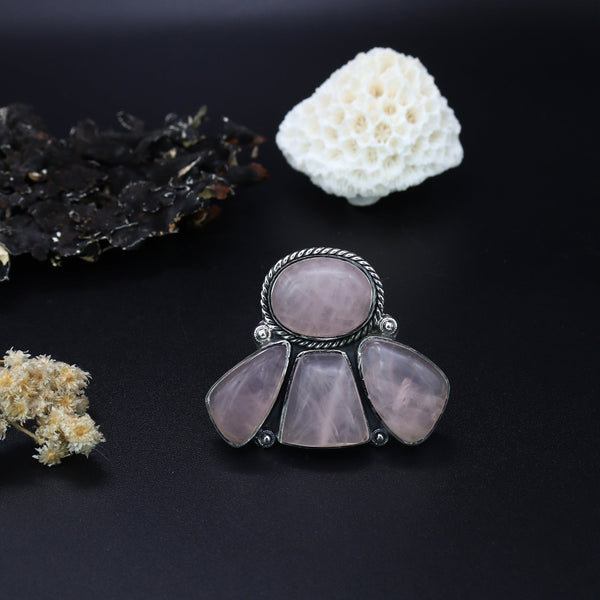 Rose Quartz Ring (Adj.)