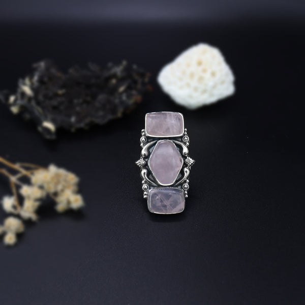 Rose Quartz Ring (Adj.)