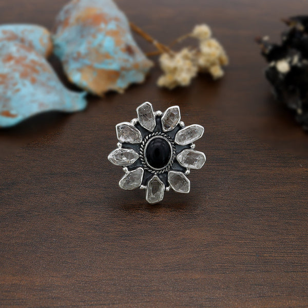 Black Onyx Ring (Adj.)