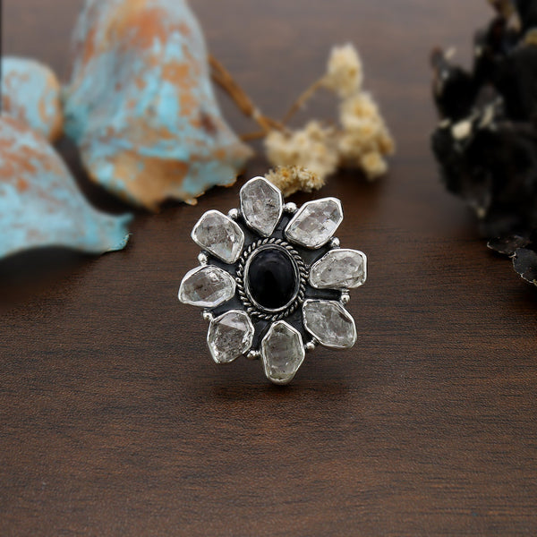 Black Onyx Ring (Adj.)