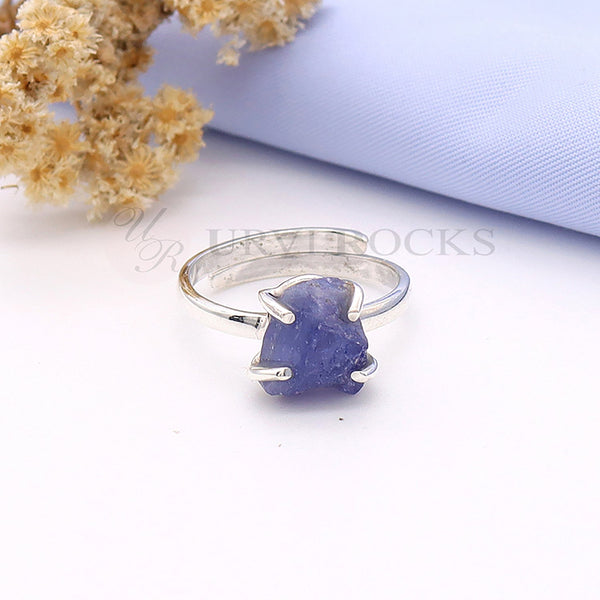 Tanzanite Rough Ring (Adj.)