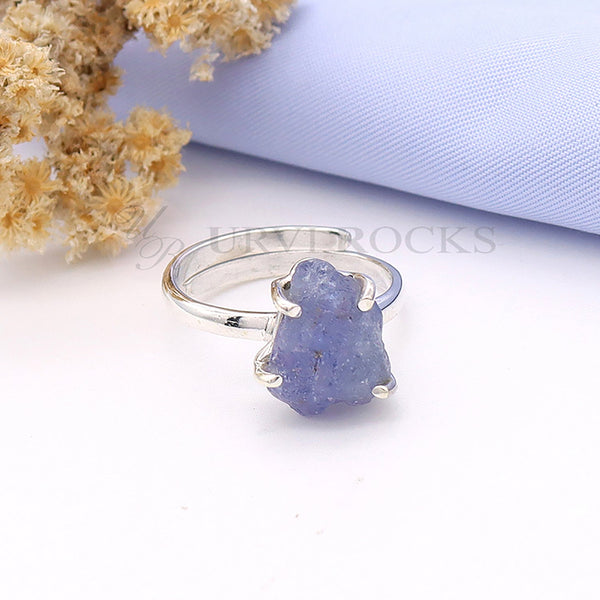 Tanzanite Rough Ring (Adj.)